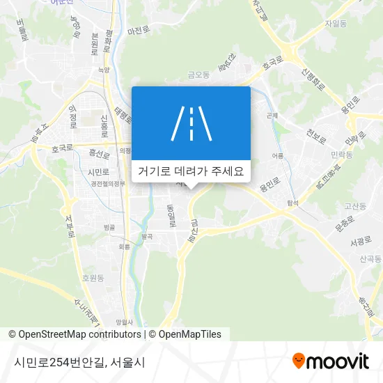 시민로254번안길 지도