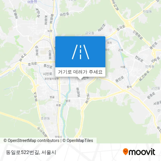 동일로522번길 지도