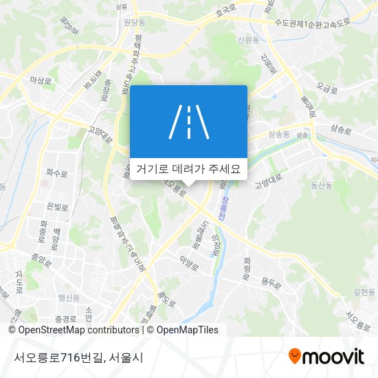 서오릉로716번길 지도