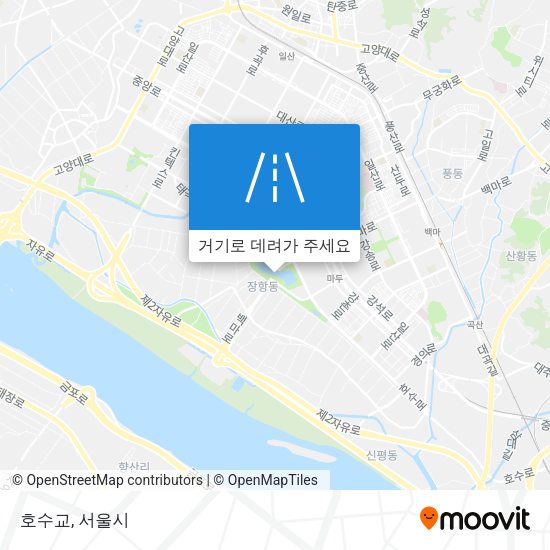 호수교 지도