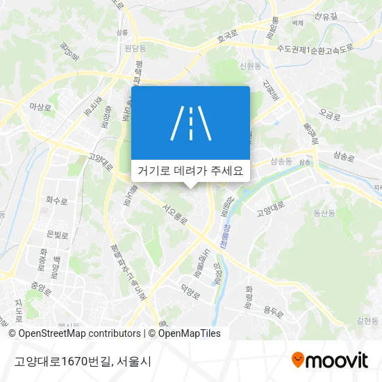 고양대로1670번길 지도