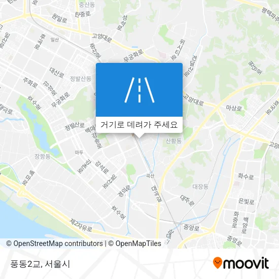 풍동2교 지도