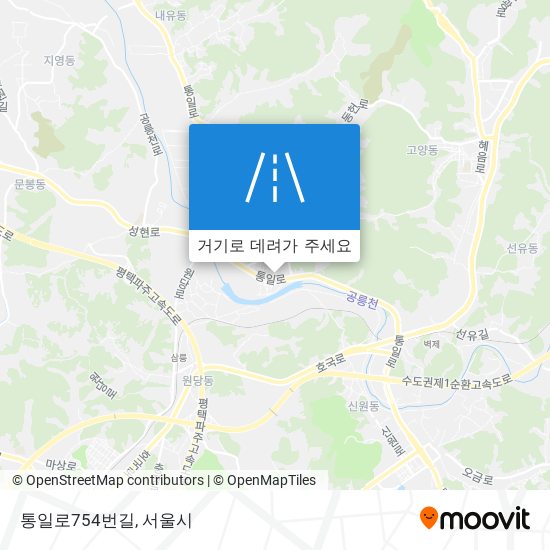 통일로754번길 지도