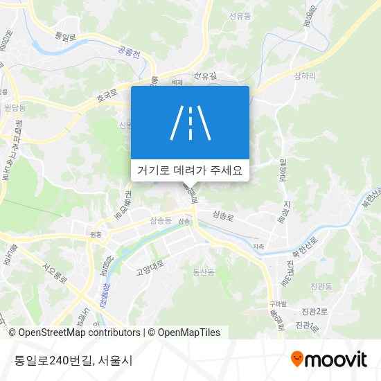 통일로240번길 지도