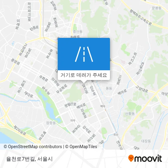 율천로7번길 지도