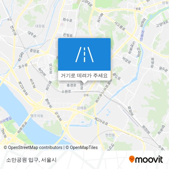 소만공원 입구 지도
