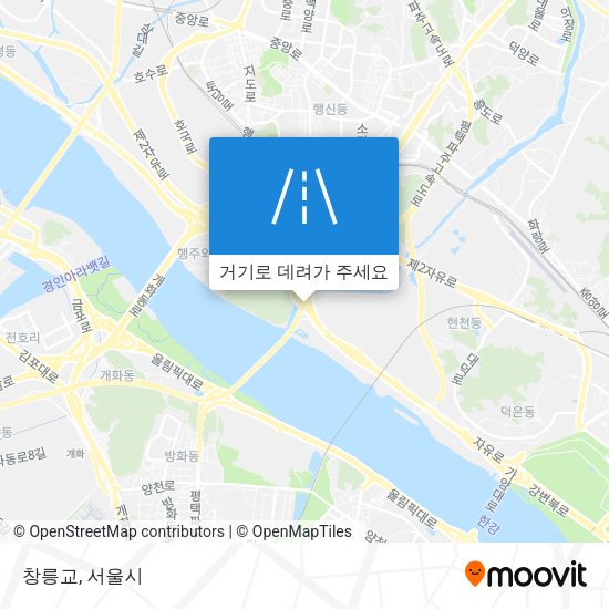 창릉교 지도