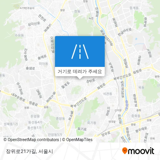 장위로21가길 지도