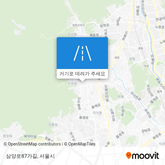 삼양로87가길 지도