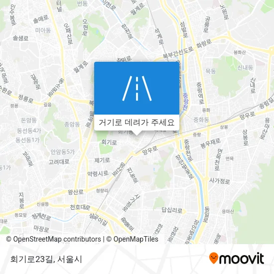 회기로23길 지도