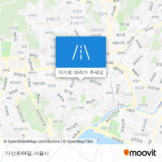 다산로44길 지도