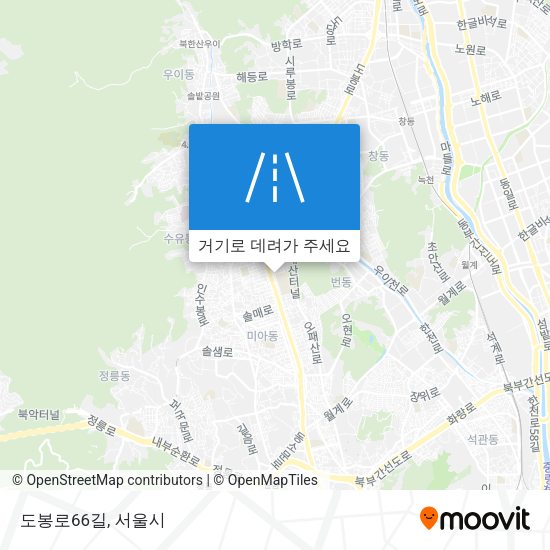 도봉로66길 지도