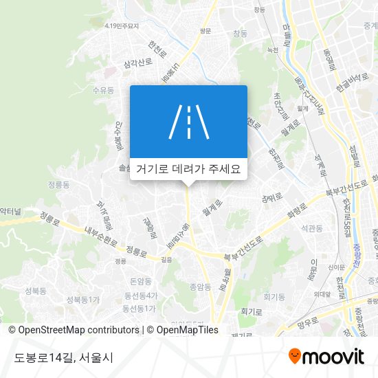 도봉로14길 지도