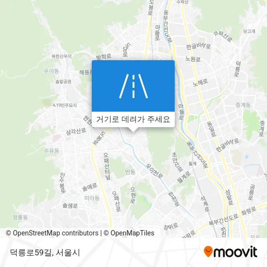 덕릉로59길 지도