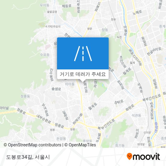 도봉로34길 지도