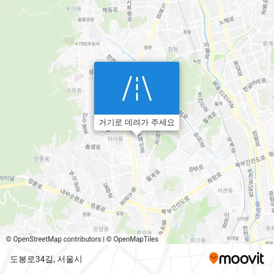 도봉로34길 지도