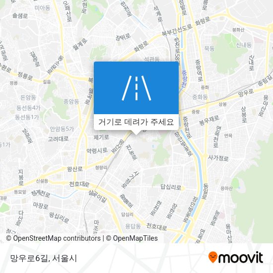 망우로6길 지도