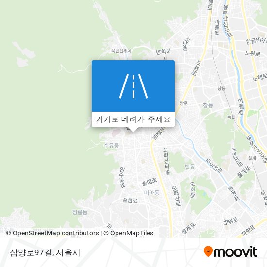 삼양로97길 지도