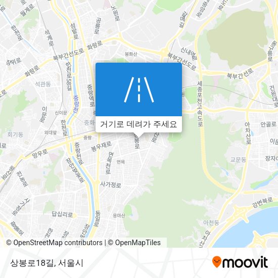상봉로18길 지도