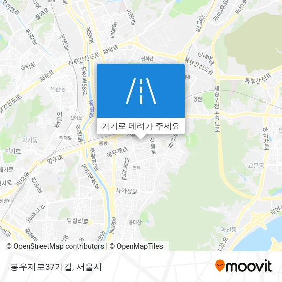 봉우재로37가길 지도