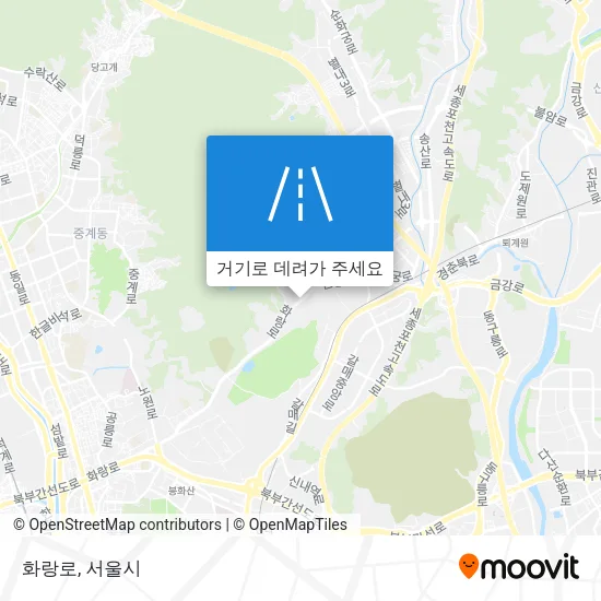 화랑로 지도