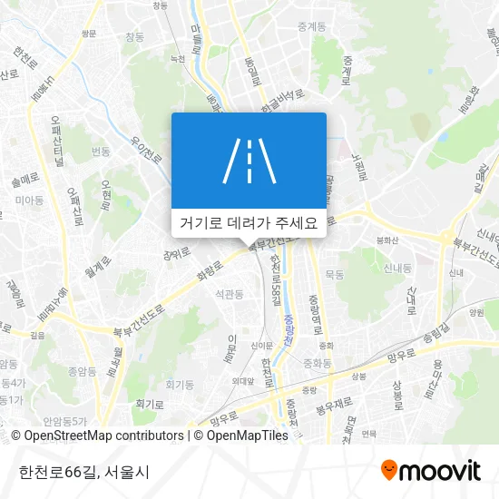 한천로66길 지도