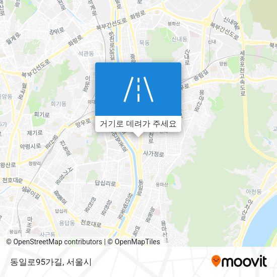 동일로95가길 지도