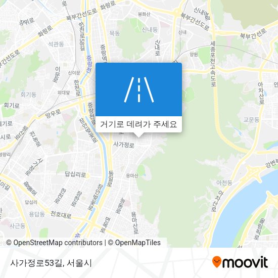 사가정로53길 지도