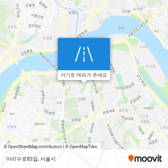 아리수로82길 지도