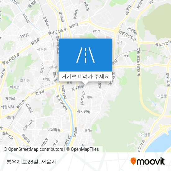 봉우재로28길 지도