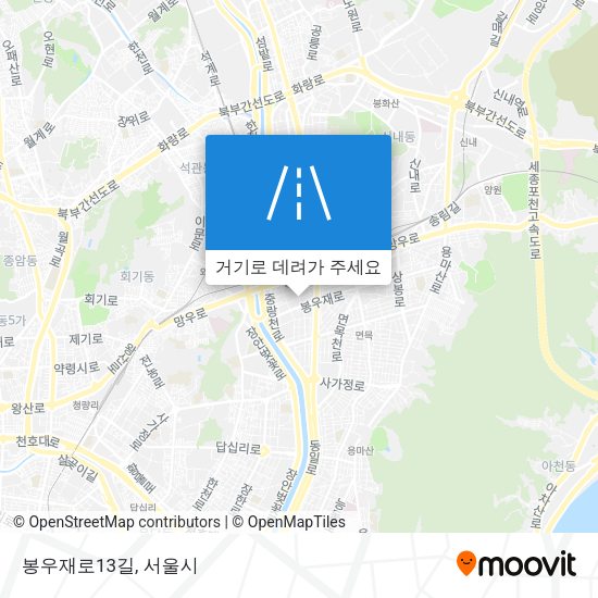 봉우재로13길 지도