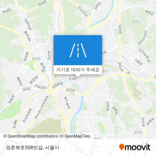 경춘북로558번길 지도