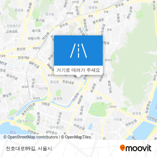 천호대로89길 지도
