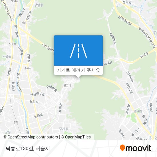 덕릉로130길 지도