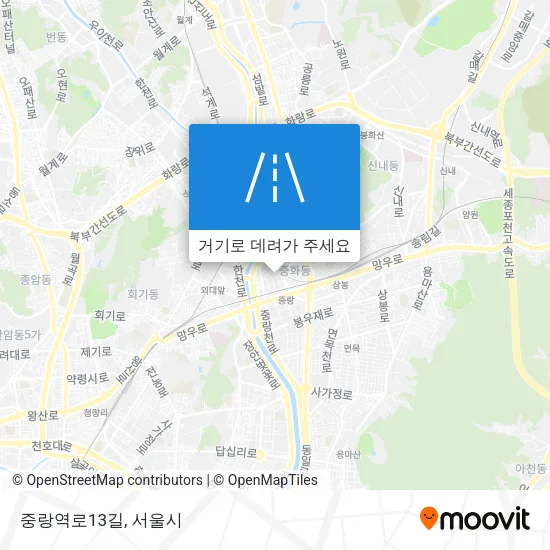 중랑역로13길 지도