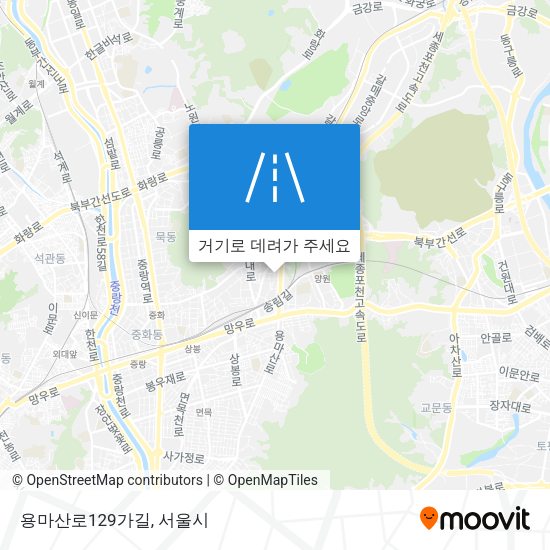 용마산로129가길 지도