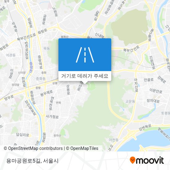 용마공원로5길 지도