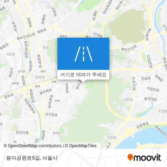 용마공원로5길 지도