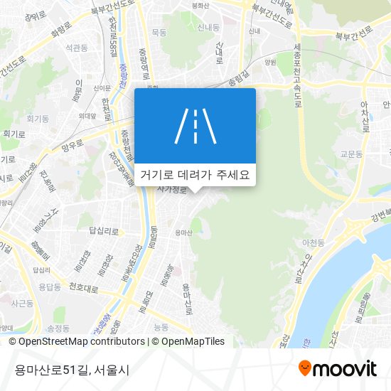 용마산로51길 지도