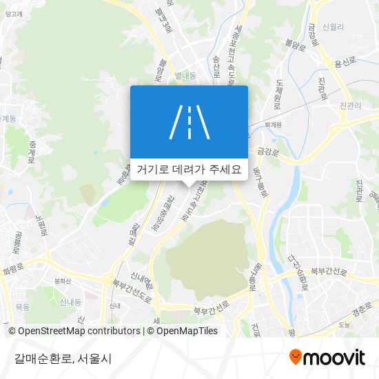 갈매순환로 지도