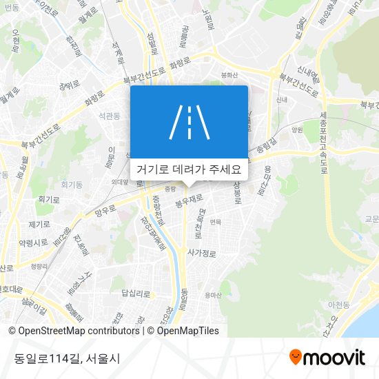 동일로114길 지도