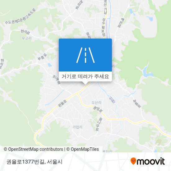 권율로1377번길 지도