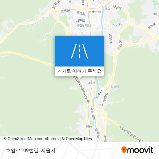 호암로109번길 지도