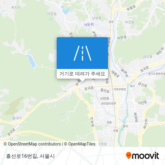 흥선로16번길 지도