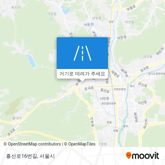 흥선로16번길 지도