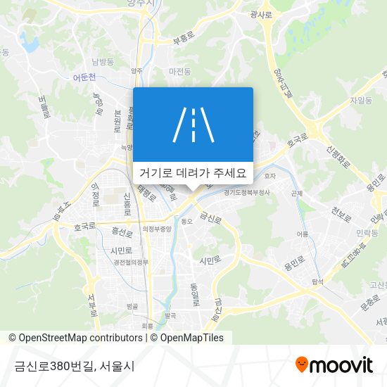금신로380번길 지도
