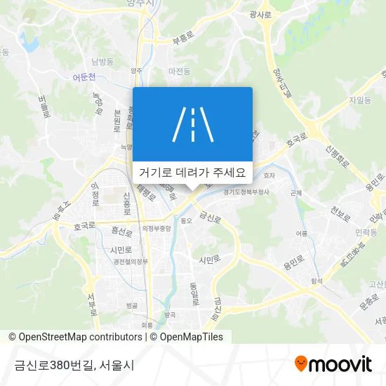 금신로380번길 지도
