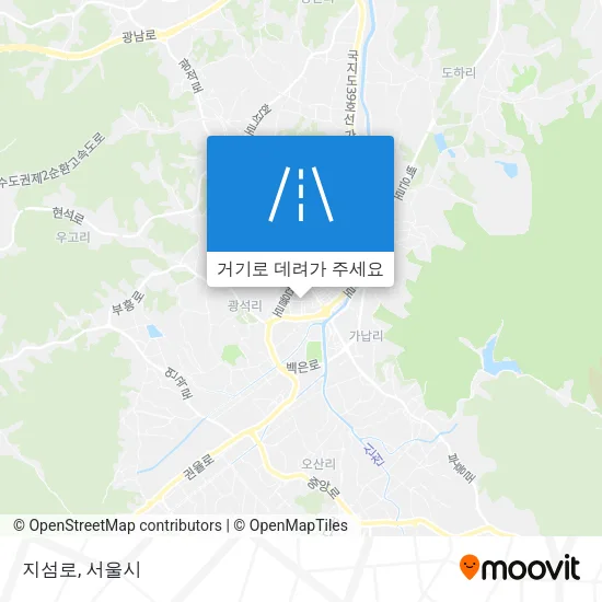 지섬로 지도