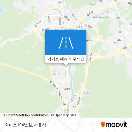 외미로104번길 지도