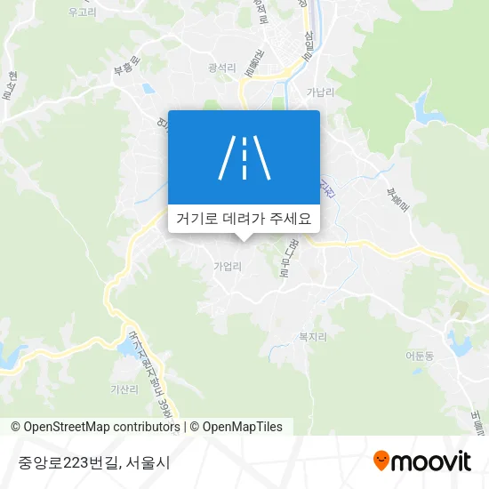 중앙로223번길 지도